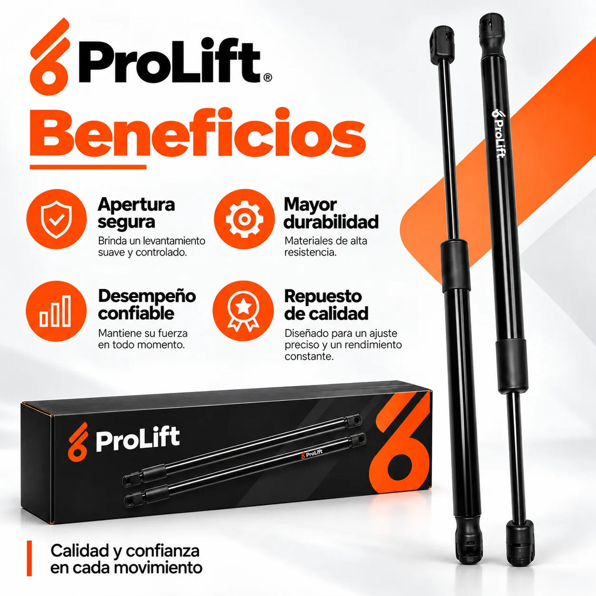 Amortiguador Compuerta ProLift Suzuki Vitara Life 2015-2022