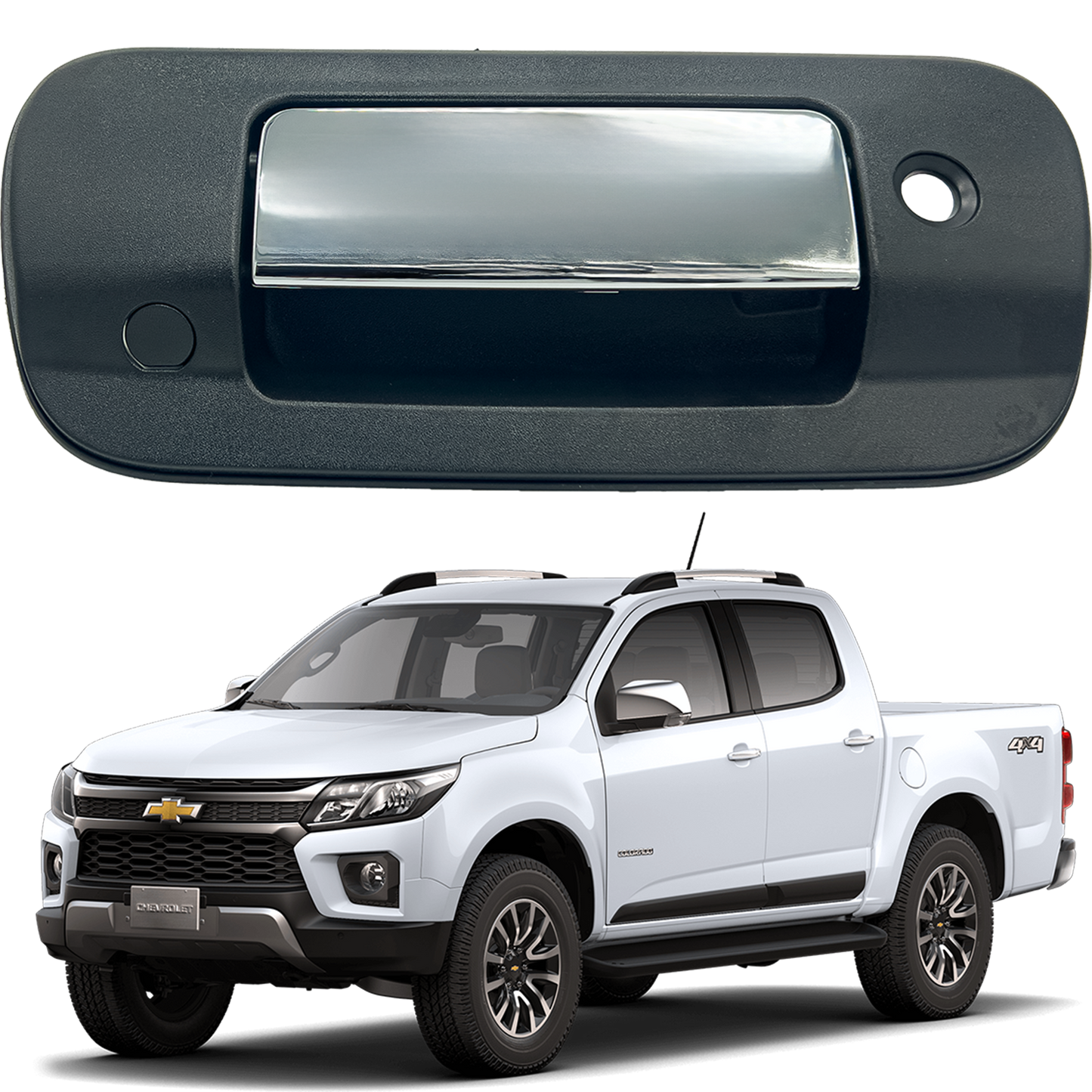 Manija Platón Chevrolet Colorado Cromada