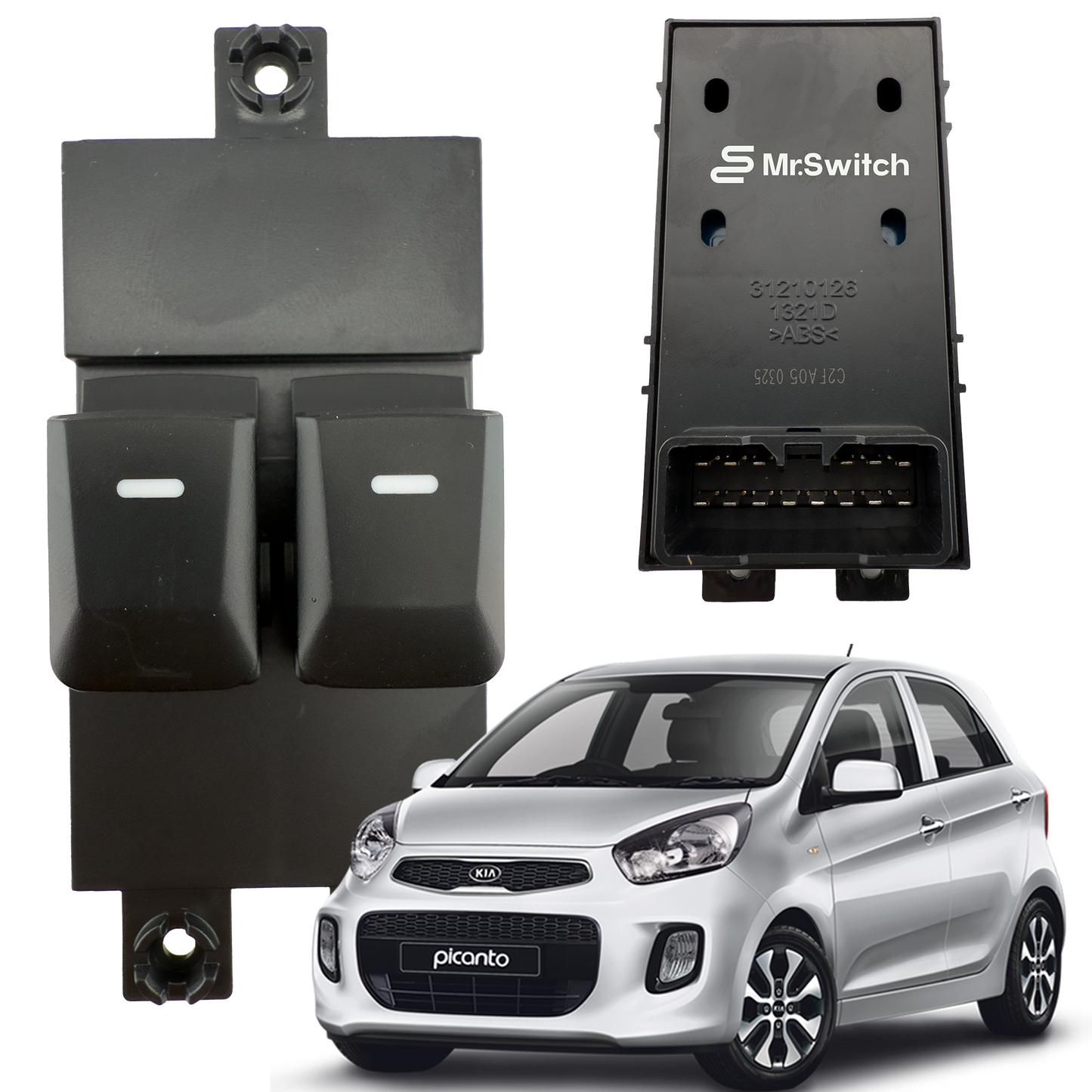 Switch Elevavidrios Principal Para Picanto Ion 2011 - 2017