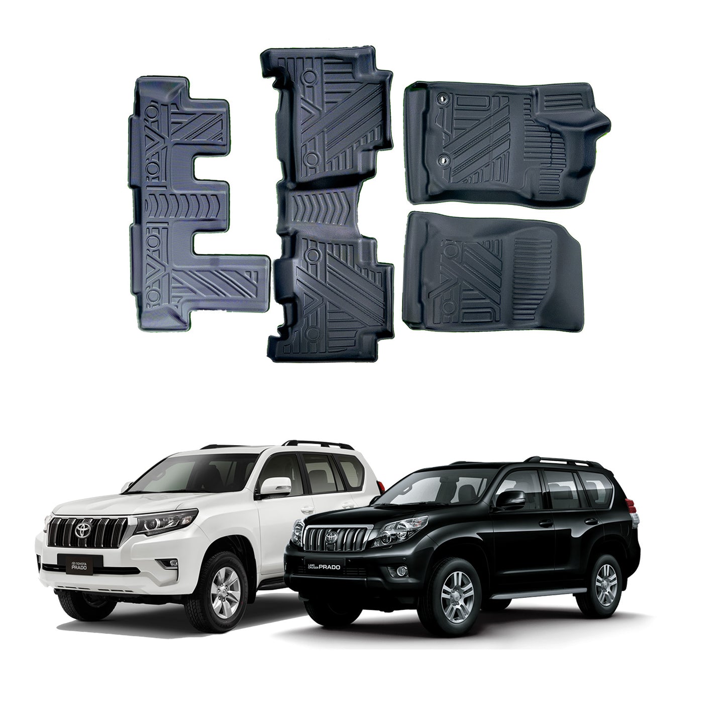 Juego de Tapetes Termoformados Prado 11 - 2023 TX - TXL - VX