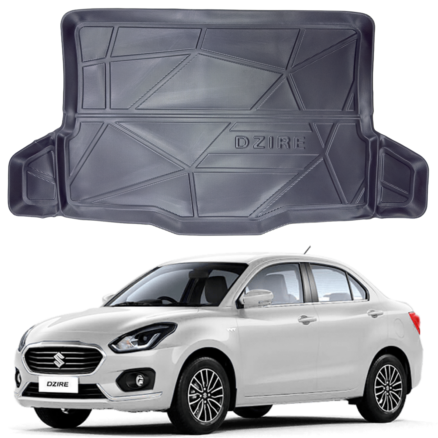 Tapete Baúl Termoformado Matdefender Swift Dzire 2018 - 2024