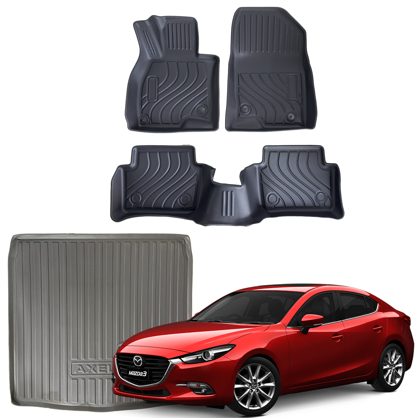 Tapetes y Baúl MatDefender Mazda 3 2015 - 2020 Sedan