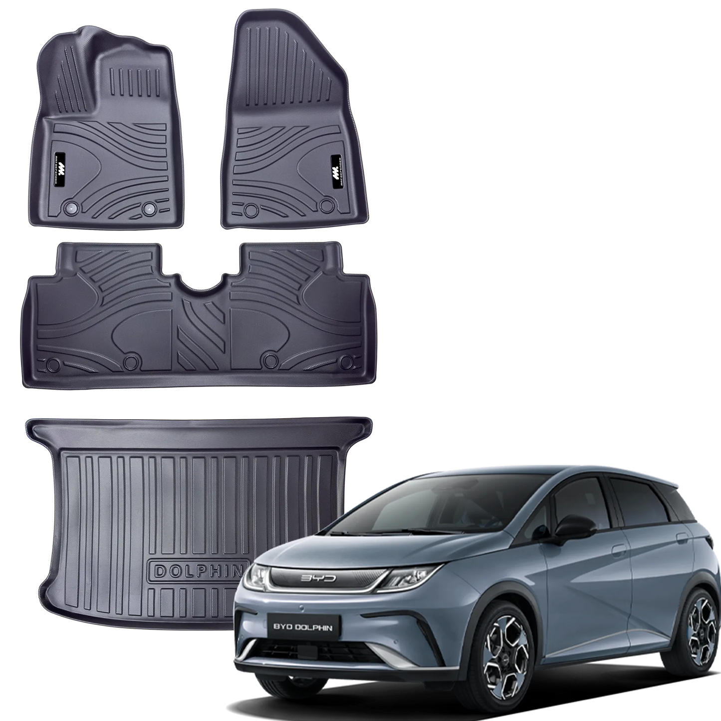 Tapetes Termoformados y Baúl MatDefender BYD Dolphine