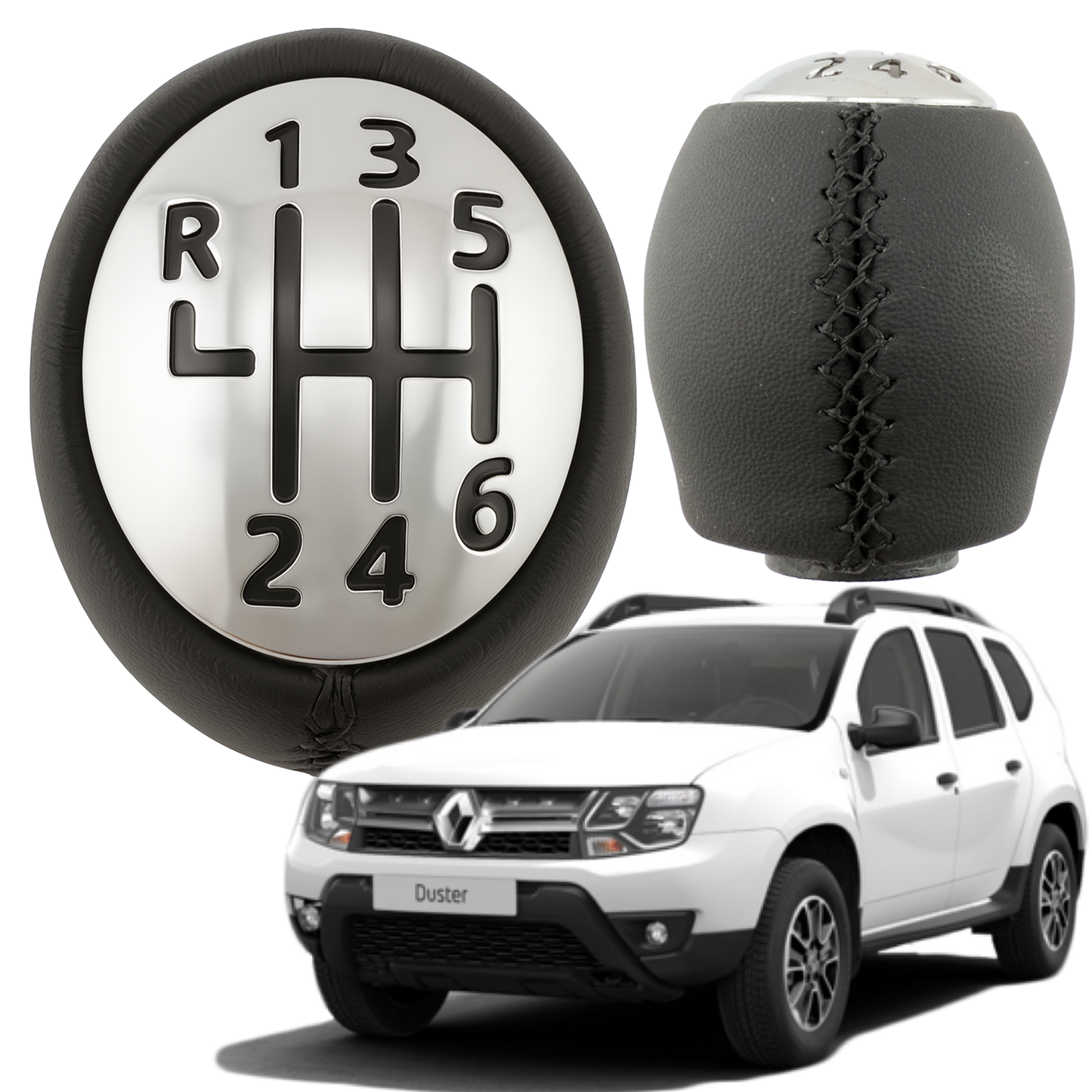 Pera O Pomo Renault Duster 2.0 Cuero Sintético