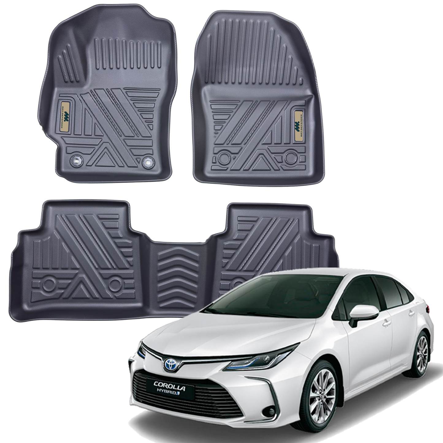 Tapetes Termoformados MatDefender Toyota Corolla 2020 - 2026