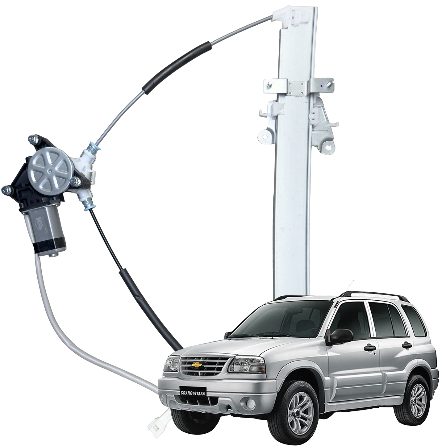 Cremallera Elevavidrios Grand Vitara Delantera Izquierda