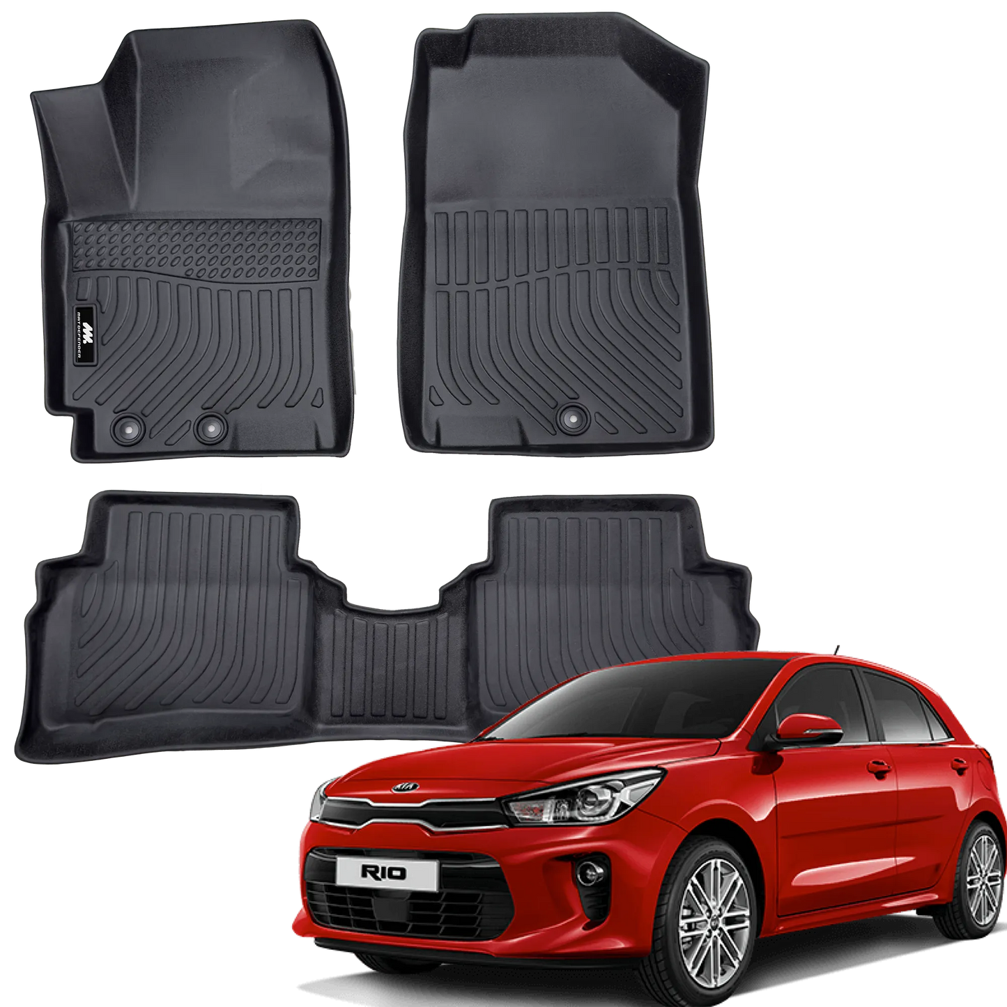Tapetes Termoformados MatDefender Kia Rio 2017 - 2024