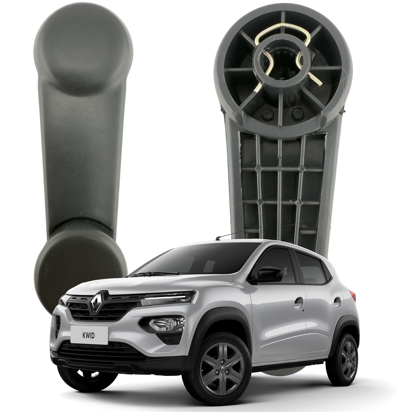 Manija Elevavidrio Renault Kwid Gris