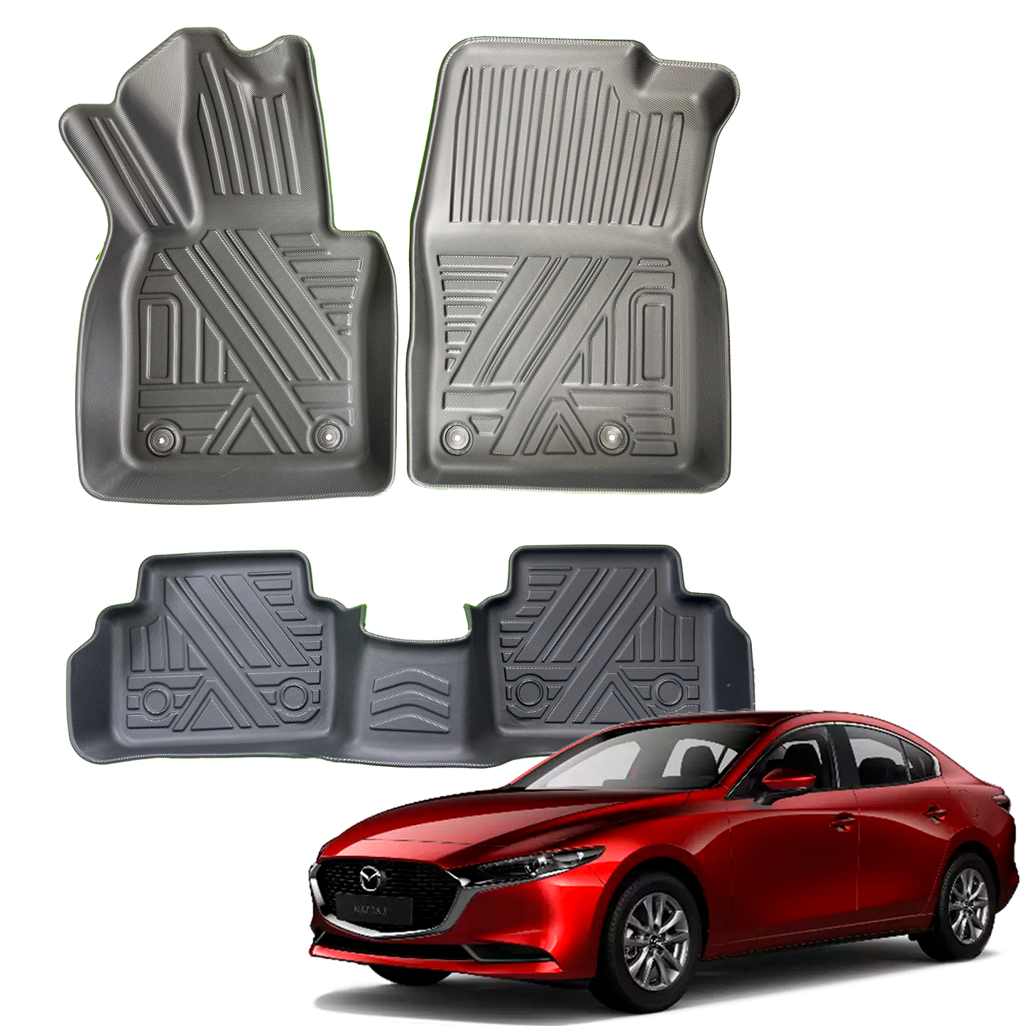 Tapetes termoformados MatDefeder Mazda 3 sedan