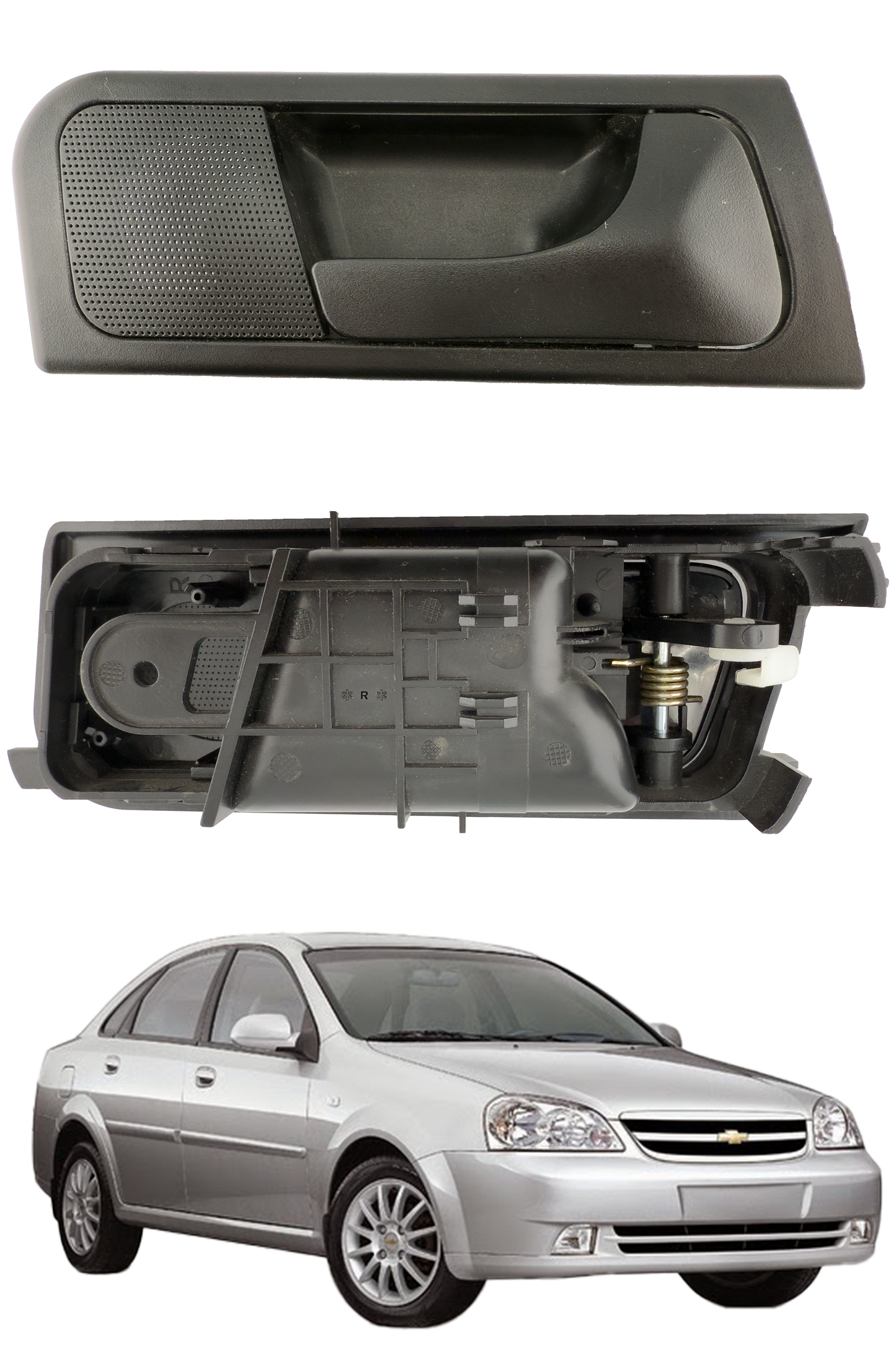 Manija Y Cazuela Interior Derecha Negra Optra 2004 - 2008