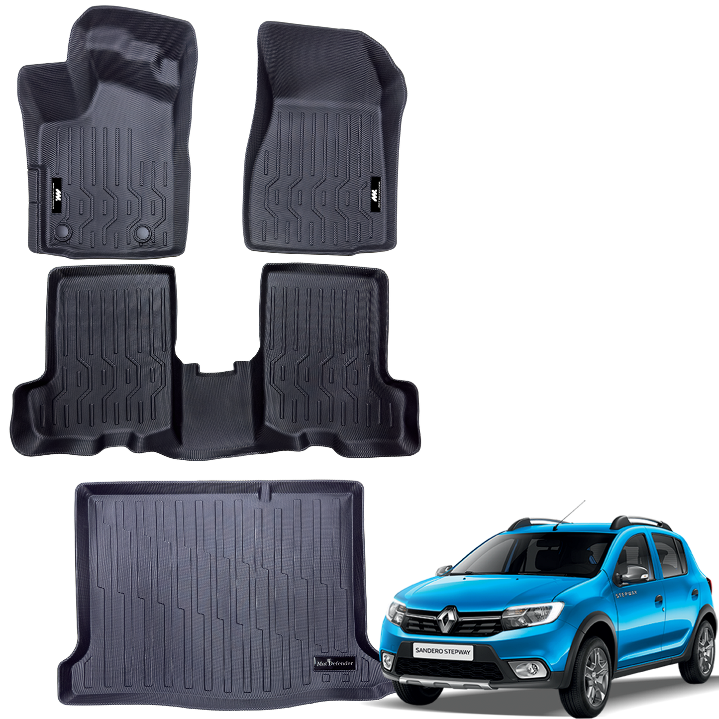 Tapetes Termoformados Y Baúl MatDefender Stepway 2017 - 2026