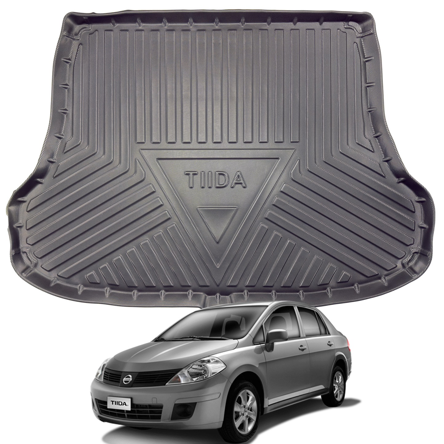 Tapete Baúl Termoformado MatDefender Nissan Tiida Sedan