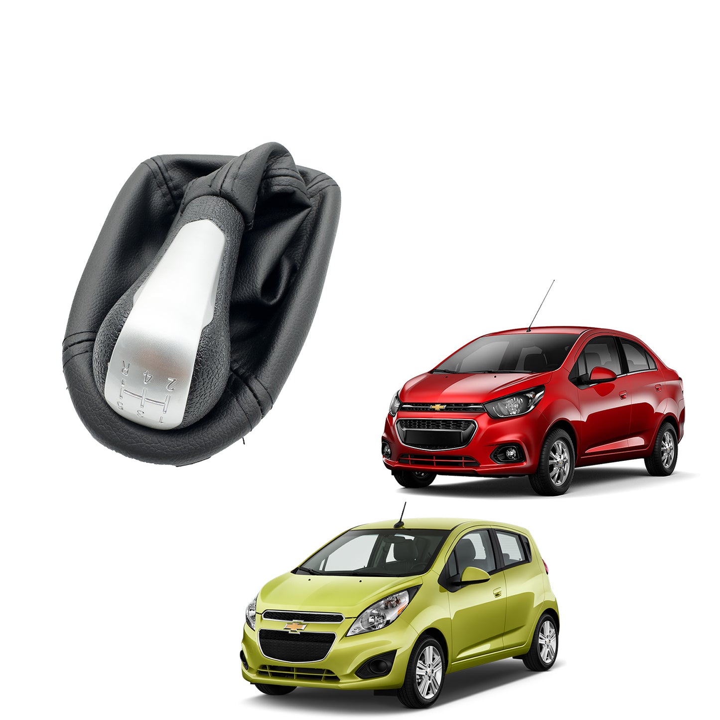 Pera O Pomo Con Base Y Forro Spark Gt Plata Importado