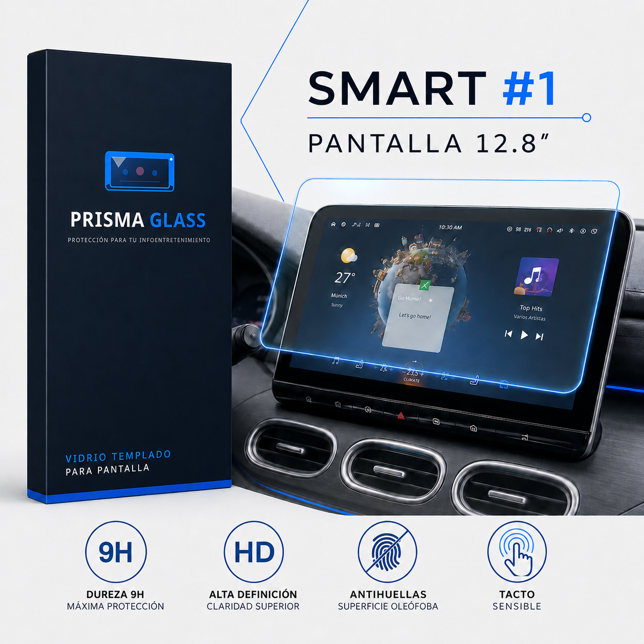 Protector Pantalla Prisma Glass Smart #1 12.8" 2026-2028