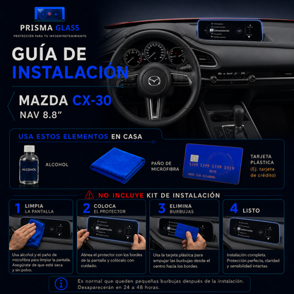 Protector Pantalla Prisma Glass Mazda CX-30 8.8" 2022-2027
