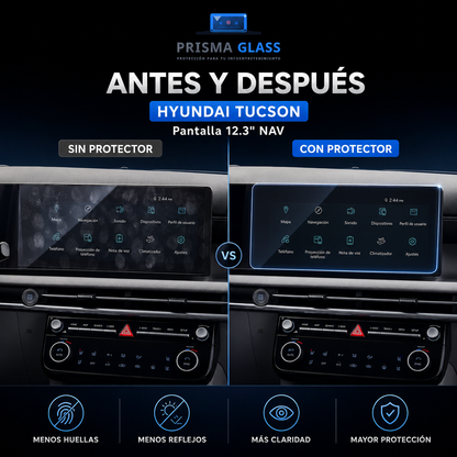 Protector Pantalla Prisma Glass Hyundai Tucson 12.3" Radio