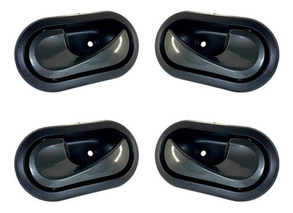 Juego Manijas Interiores Duster 2013 - 2021 Gris Oscura