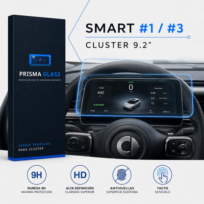 Vidrio Templado Prisma Glass Smart #1 #3 9.2" Cluster