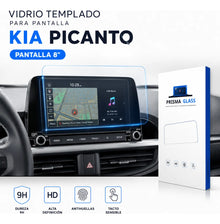 Vidrio templado Prisma Glass Kia Picanto 2023-2028 radio 8"