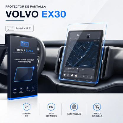 Vidrio templado PrismaGlass Volvo EX30 radio 12.8"