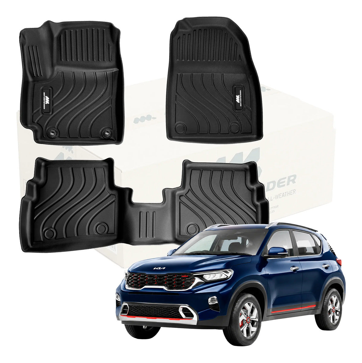 Tapetes Termoformados MatDefender 3D Kia Sonet 2023-2024