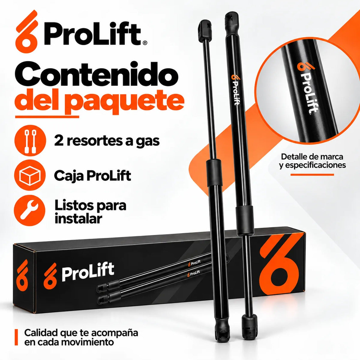 Amortiguador Compuerta ProLift Suzuki Vitara Life 2015-2022