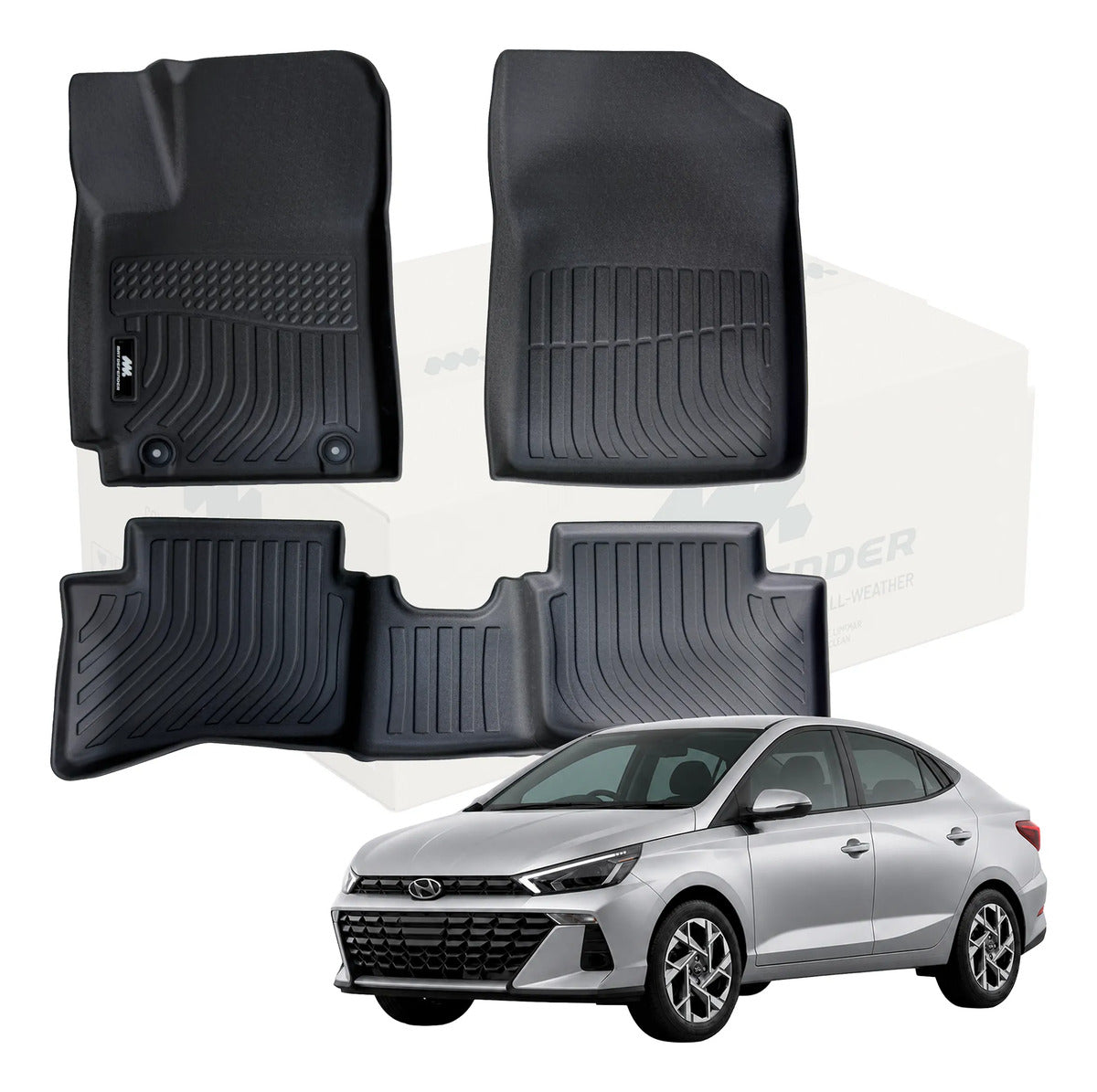 Tapetes Termoformados MatDefender 3D Hyundai HB20 2025-2027