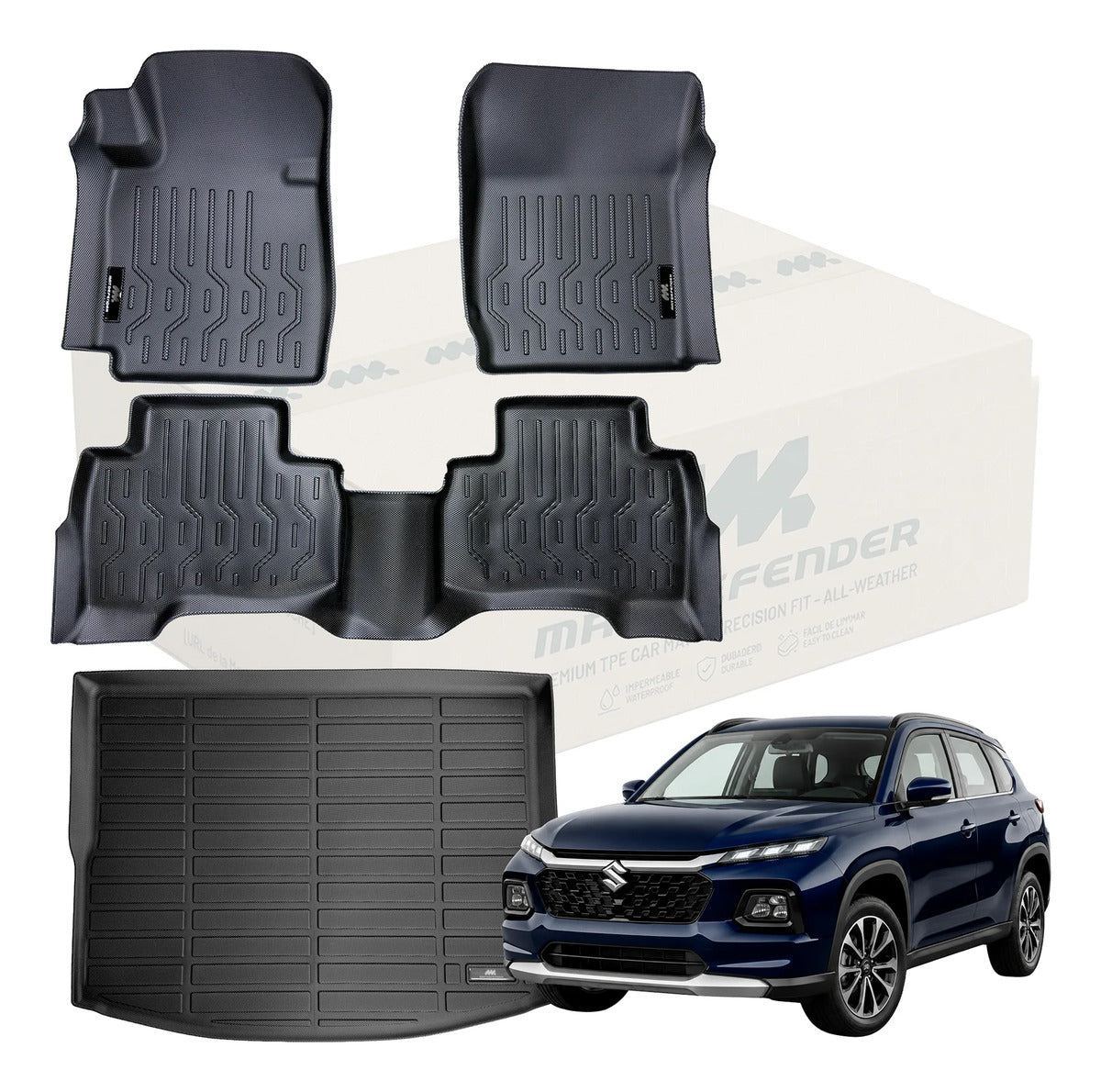 Tapetes Termoformdos con Baul Suzuki Grand Vitara Hibrida