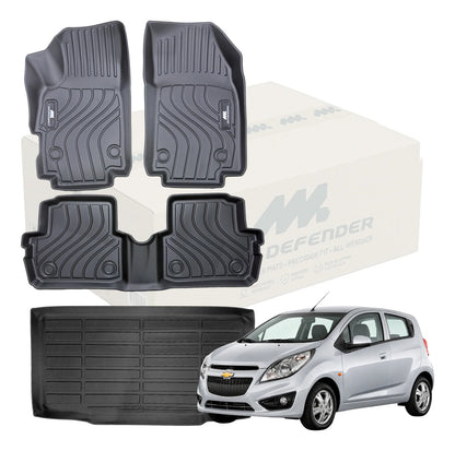 Kit Tapetes 3D MatDefender Terrain Spark GT/Beat + Baúl