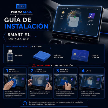 Vidrio Templado Smart #1 #3 2026-2028 12.8 Radio
