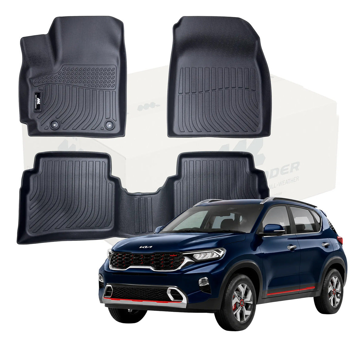 Tapetes 3D Termoformados MatDefender Urban Kia Sonet