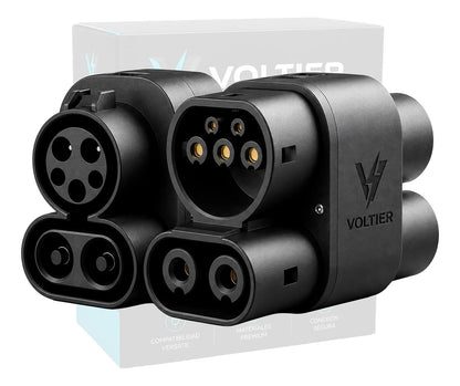 Adaptador Carga Voltier CCS1 a CCS2 Type1 Type2 DC