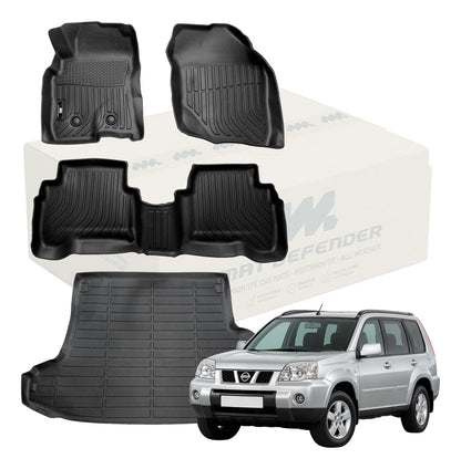 Tapetes Termofordos con baúl Nissan X-Trail T30 2000-2007