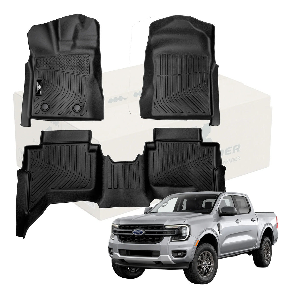 Tapetes Termoformados MatDefender Ford Ranger 3D