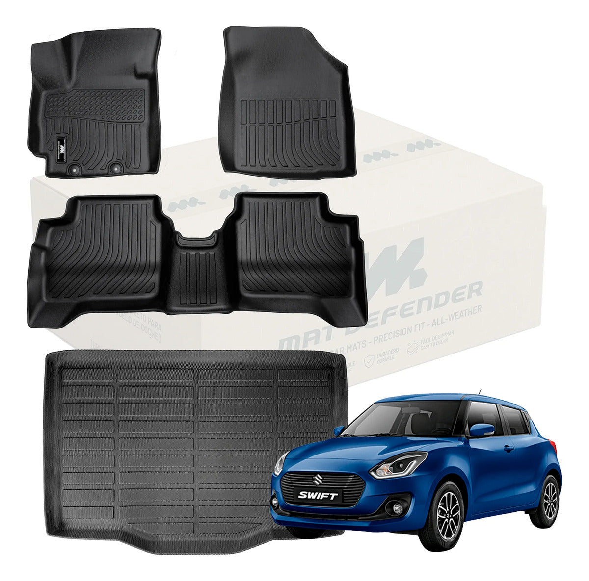 Tapetes Termoformados MatDefender Sz Swift Hibrido 2017-2025
