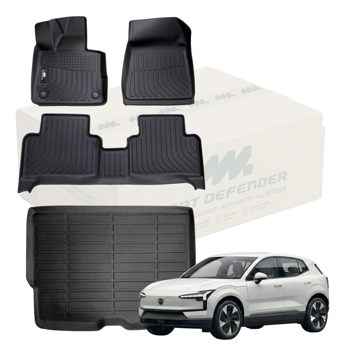 Tapetes Y Baul Termoformados MatDefender Urban Volvo EX30