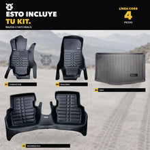 Tapetes termoformados y baul 5D Rhynor Mazda 2 Hatchback