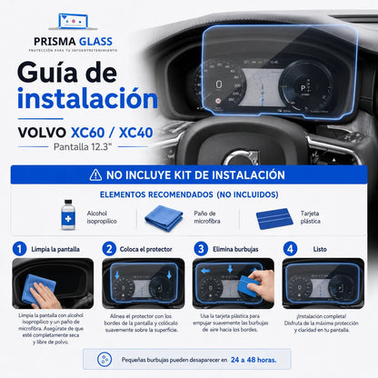 Protector PET Cluster Volvo XC60 XC40 2021-2026 12.3"