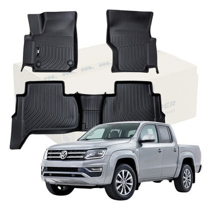 Tapetes 3D MatDefender Urban VW Amarok 2017-2024 Negro