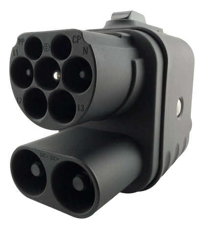 Adaptador Carga Voltier CCS1 a CCS2 Type1 Type2 DC