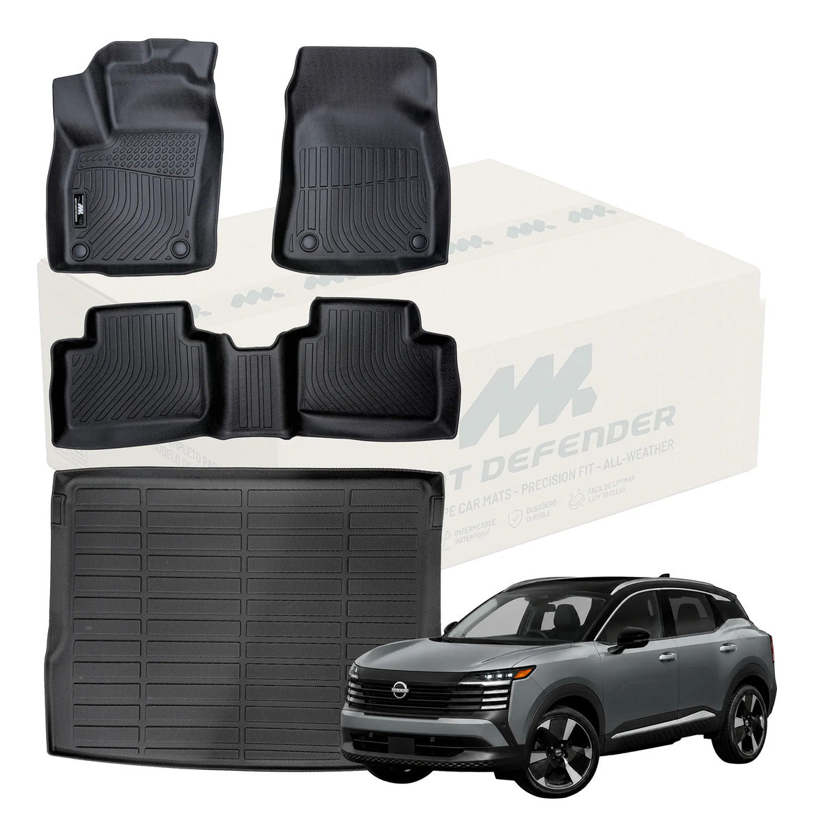 Tapetes Y Baul Termoformados 3d MatDefender Nissan Kicks 2.0