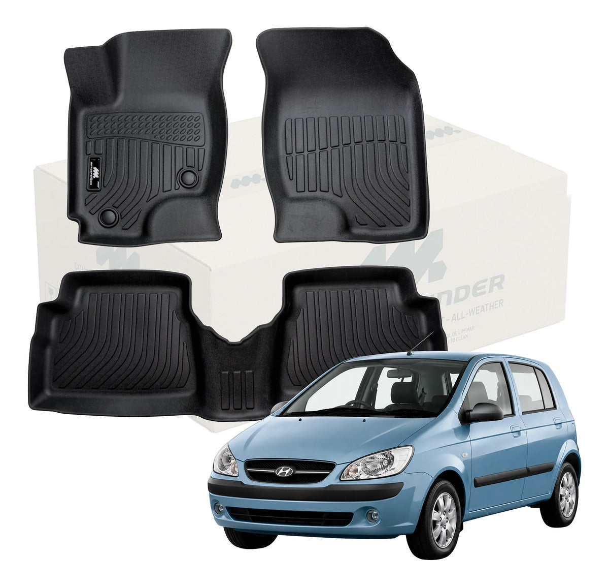 Tapetes Termoformados MatDefender Urban 3D Hyundai Getz