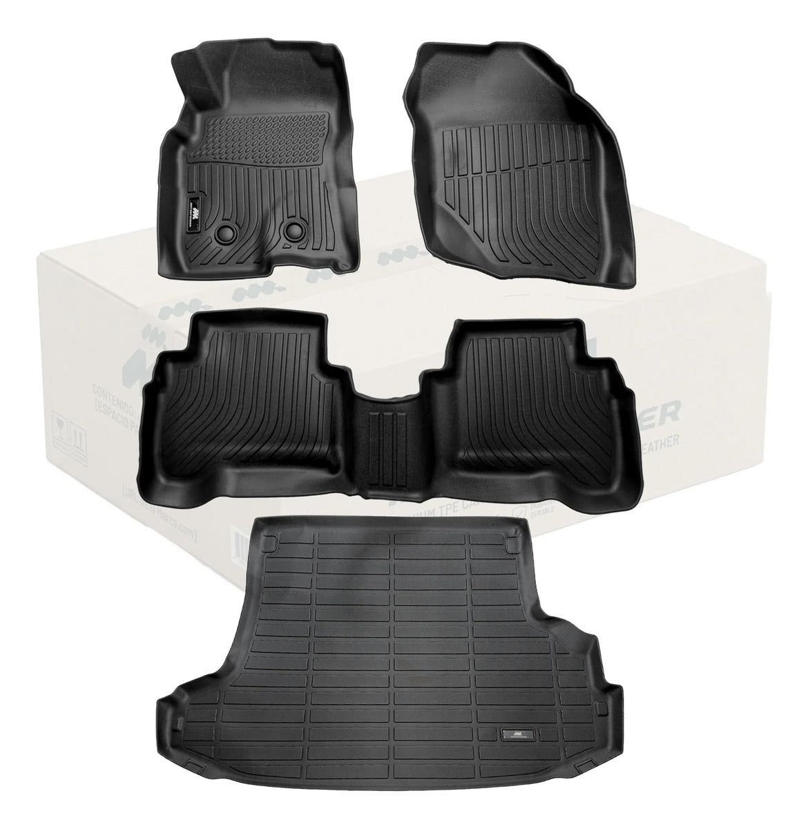 Tapetes Termofordos con baúl Nissan X-Trail T30 2000-2007