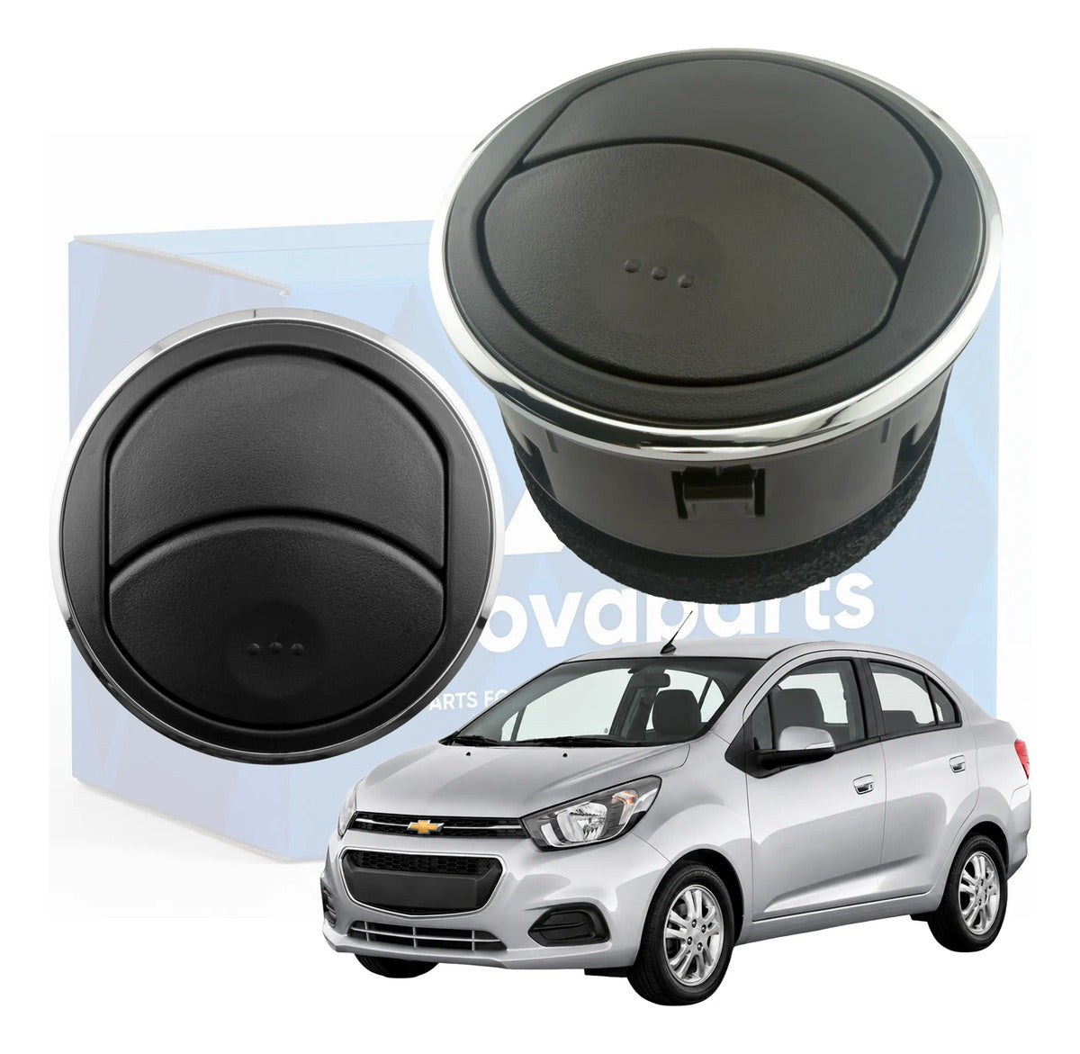Rejilla Ventilación Cromada NovaParts Chevrolet Beat