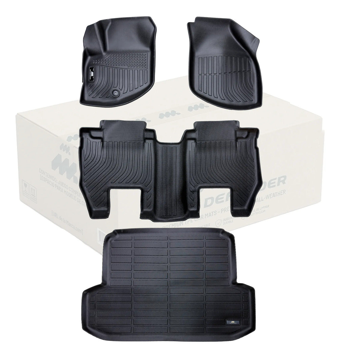 Kit Tapetes 3D MatDefender Urban Chevrolet Sail 2012-2019