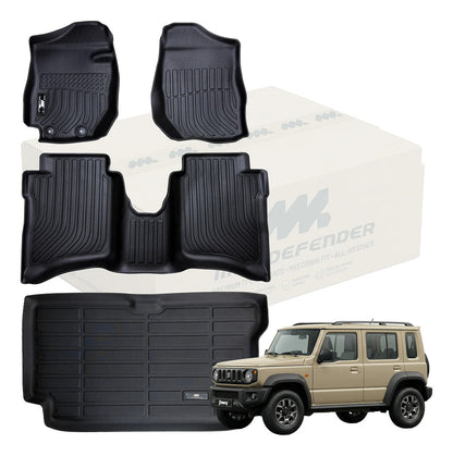 Tapetes Termoformados y baul MatDefender Jimny 5p Mecanico