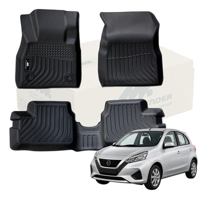 Tapetes Termoformados MatDefender 3D Nissan March 2010-2025