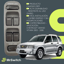 Switch Elevavidrio Principal Chevrolet Gran Vitara