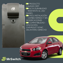 Switch elevavidrio Mrswitch delantero derecho Sonic