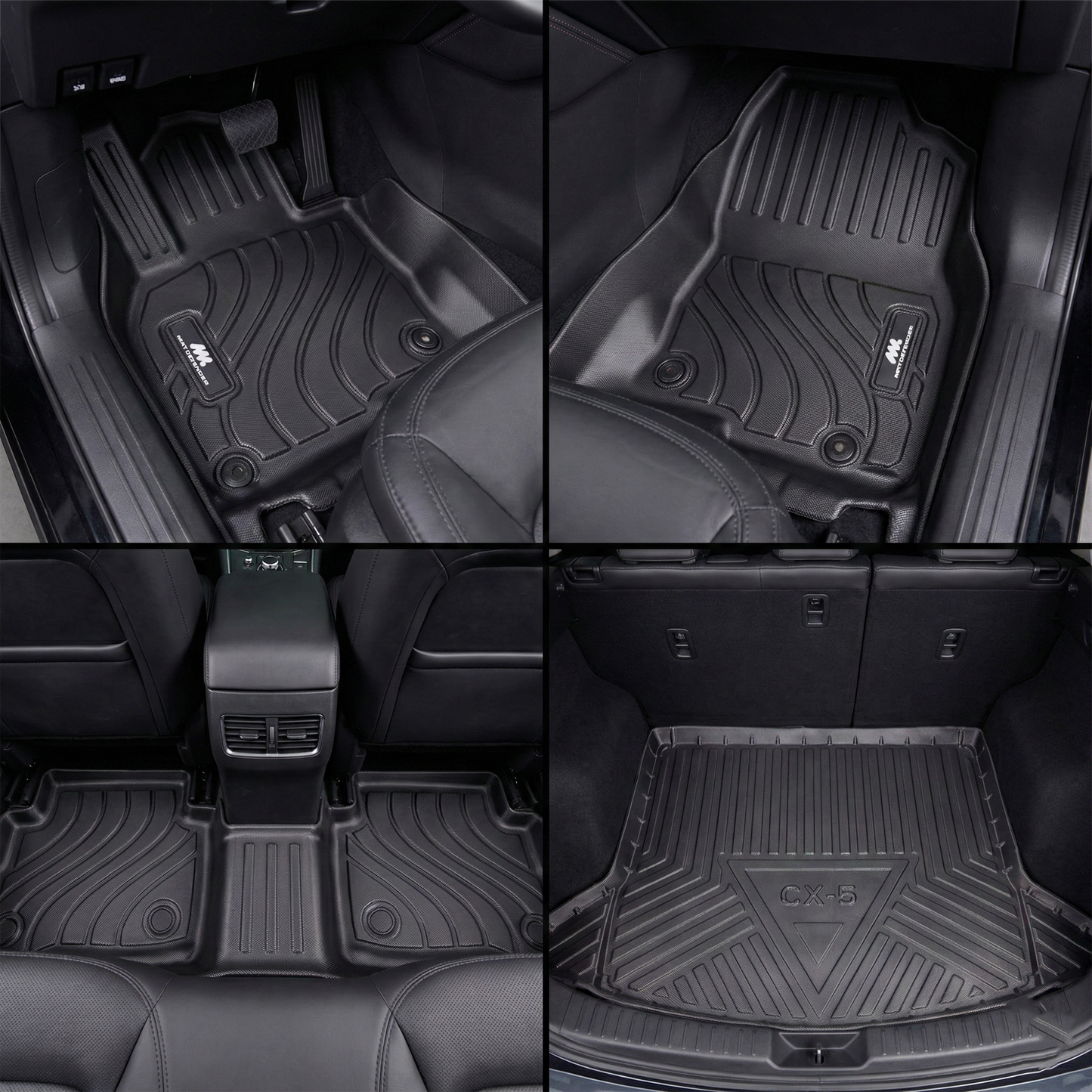 Tapetes Termoformados MatDefender 5D con Baul Mazda CX5